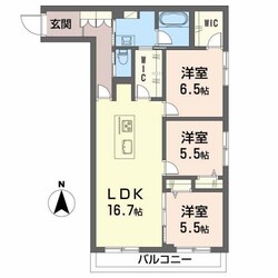 シャーメゾン　ルート３３の物件間取画像